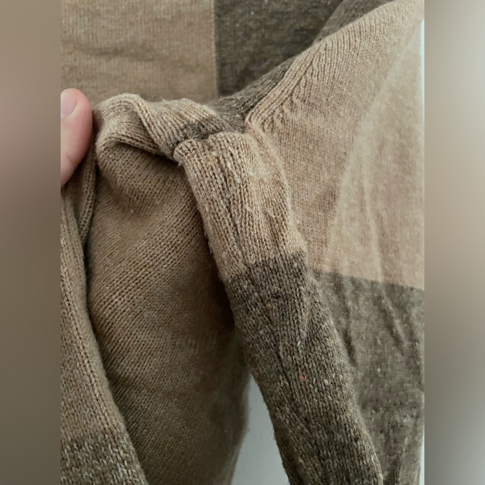 J. Crew Rugged Merino Wool Blend Colorblock Patchwork Sweater - Picture 5 of 5